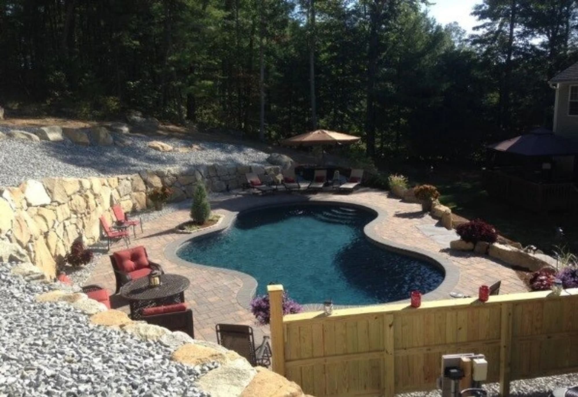 Inground pool electrical installation
