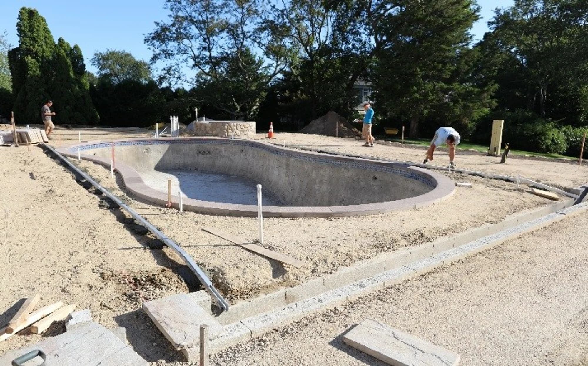 Pool cover installation step 11